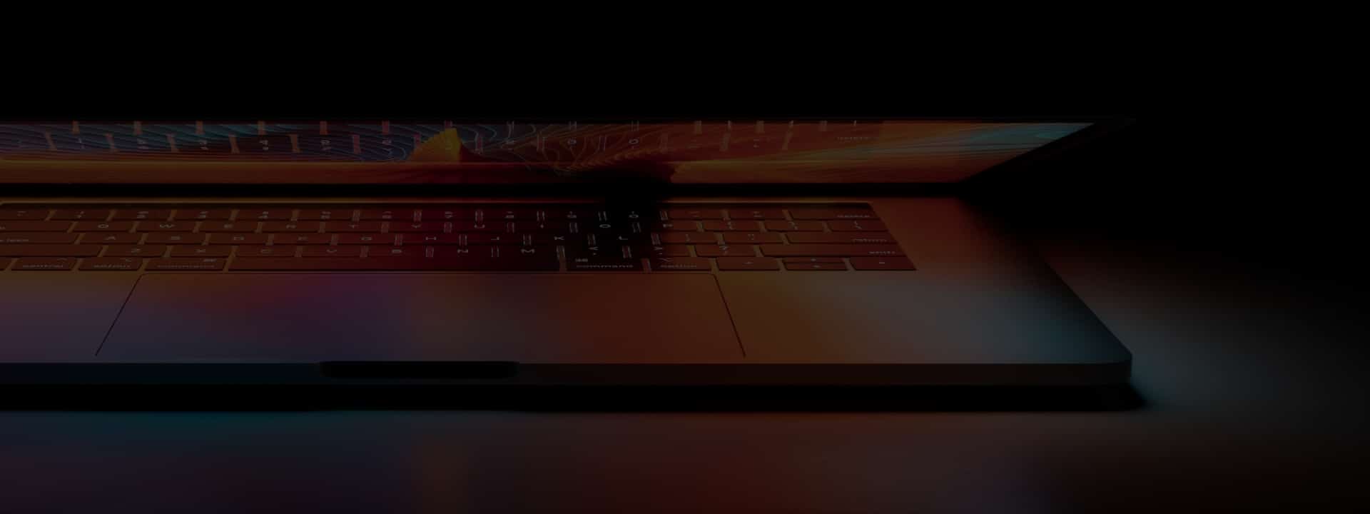 Closing laptop banner